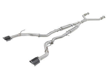 aFe Takeda 2.5" Stainless Steel Cat-Back Exhaust System | 2016-2024 Infiniti Q50 3.0L (49-36132)