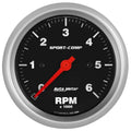 Autometer 3-3/8" 0-6000 RPM Tachometer Gauge SPORT-COMP | Universal (3996)
