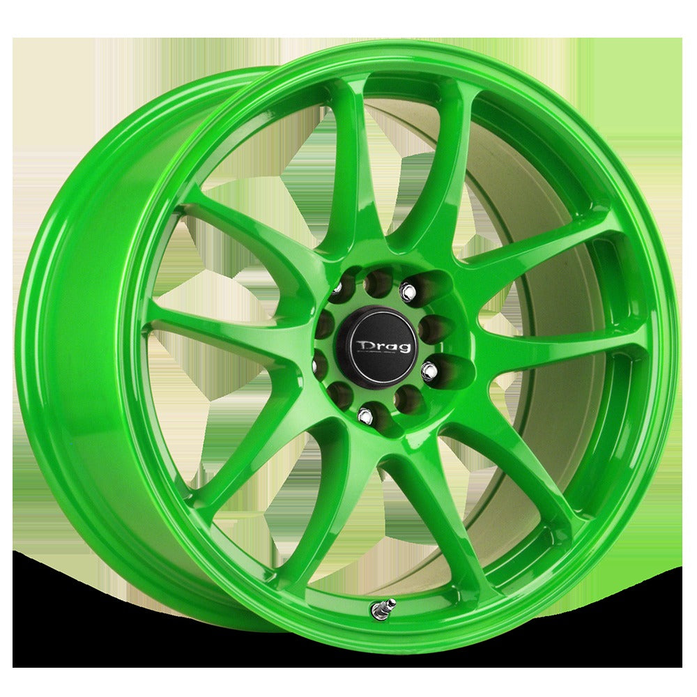 Drag Wheels DR31 Neon Green 17x9 | 5x100/5x114.3 (DR31179052873NG1)