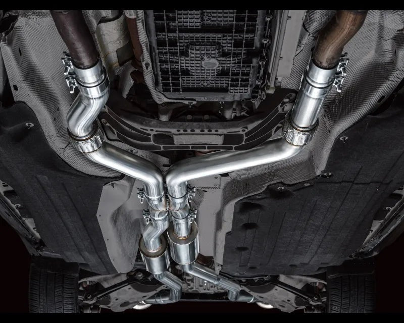 AWE Touring Edition Exhaust for Ford Explorer ST / Lincoln Aviator - Diamond Black Tips (3015-43625)