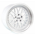 ESR Wheels SR01 White w/ Machined Lip 18x9.5 | 5x120 (89552035 SR01WHT-ML)