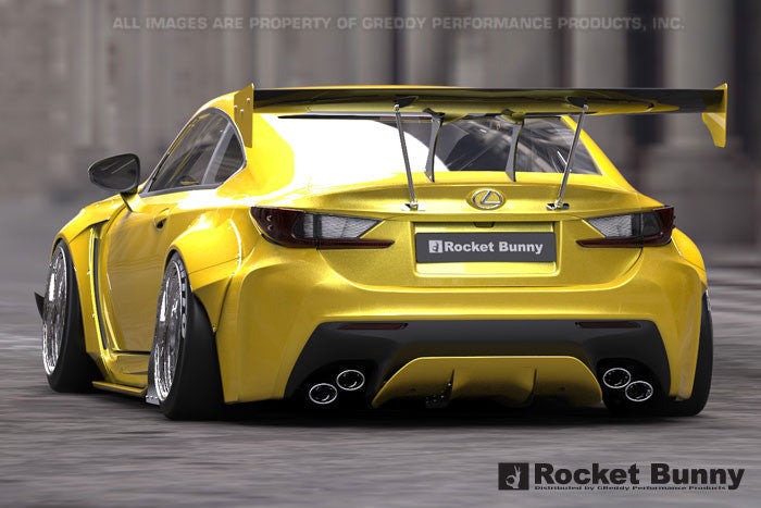 GReddy Rocket Bunny Front Canards | 2015-2025 Lexus RC F (17010257)