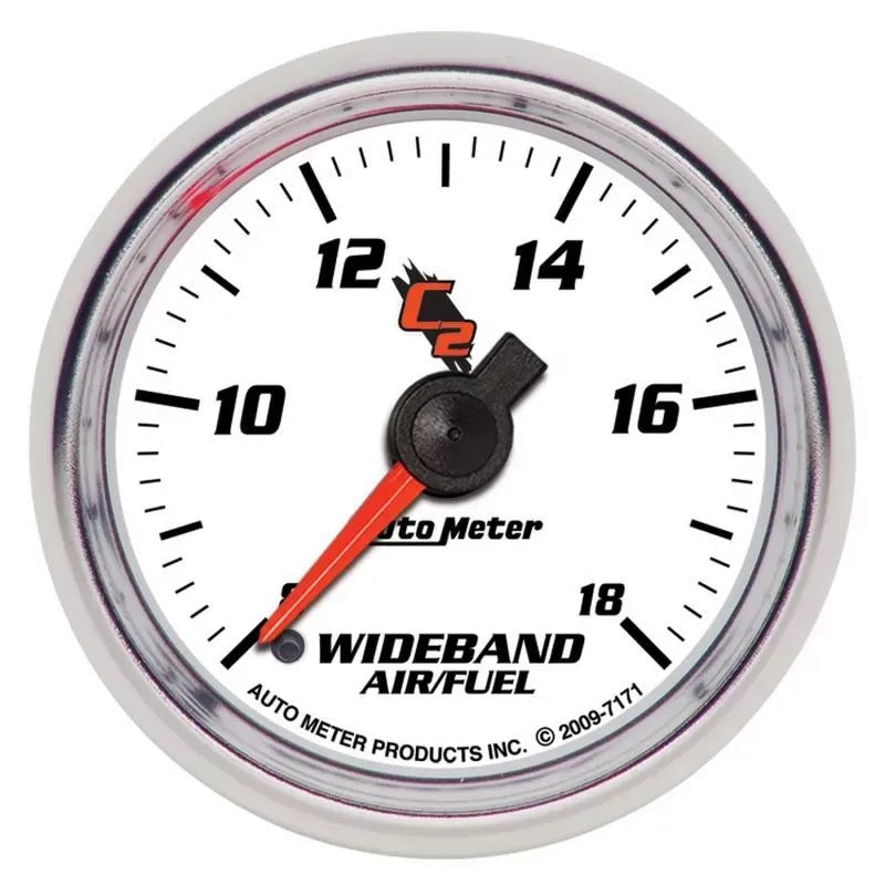 Autometer 2-1/16" AIR/FUEL RATIO ANALOG Air/Fuel Ratio-Wideband Gauge 8:1-18:1 AFR | Universal (7171)
