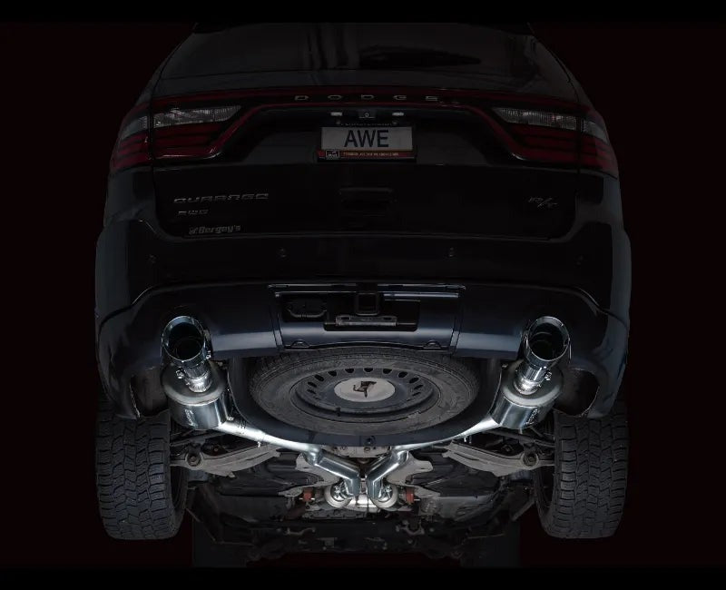 AWE Touring Edition Exhaust for Dodge Durango 3.6 / 5.7 - Chrome Silver Tips (3015-32575)