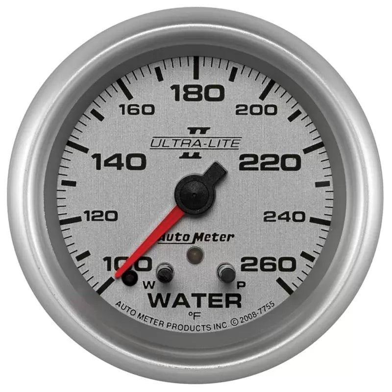 Autometer 2-5/8" 100-260 °F Water Temperature Gauge ULTRA-LITE II | Universal (7755)