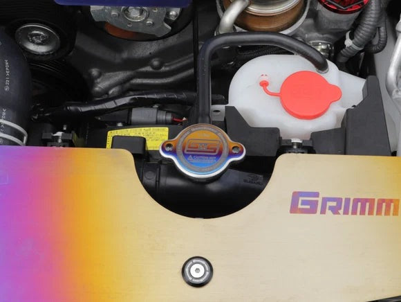 GrimmSpeed Titanium Radiator Cap – 1.3 Bar | Subaru Radiators & Expansion Tanks (GRM.1013.1)