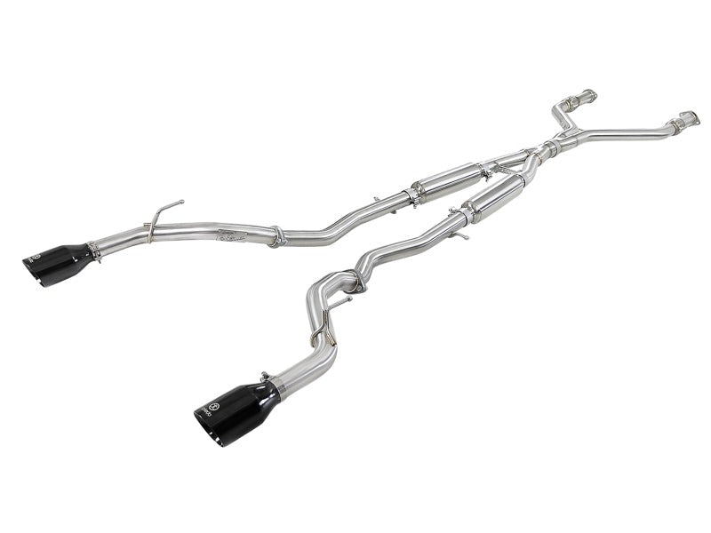 aFe Takeda 2.5" Stainless Steel Cat-Back Exhaust System | 2016-2024 Infiniti Q50 3.0L (49-36132)