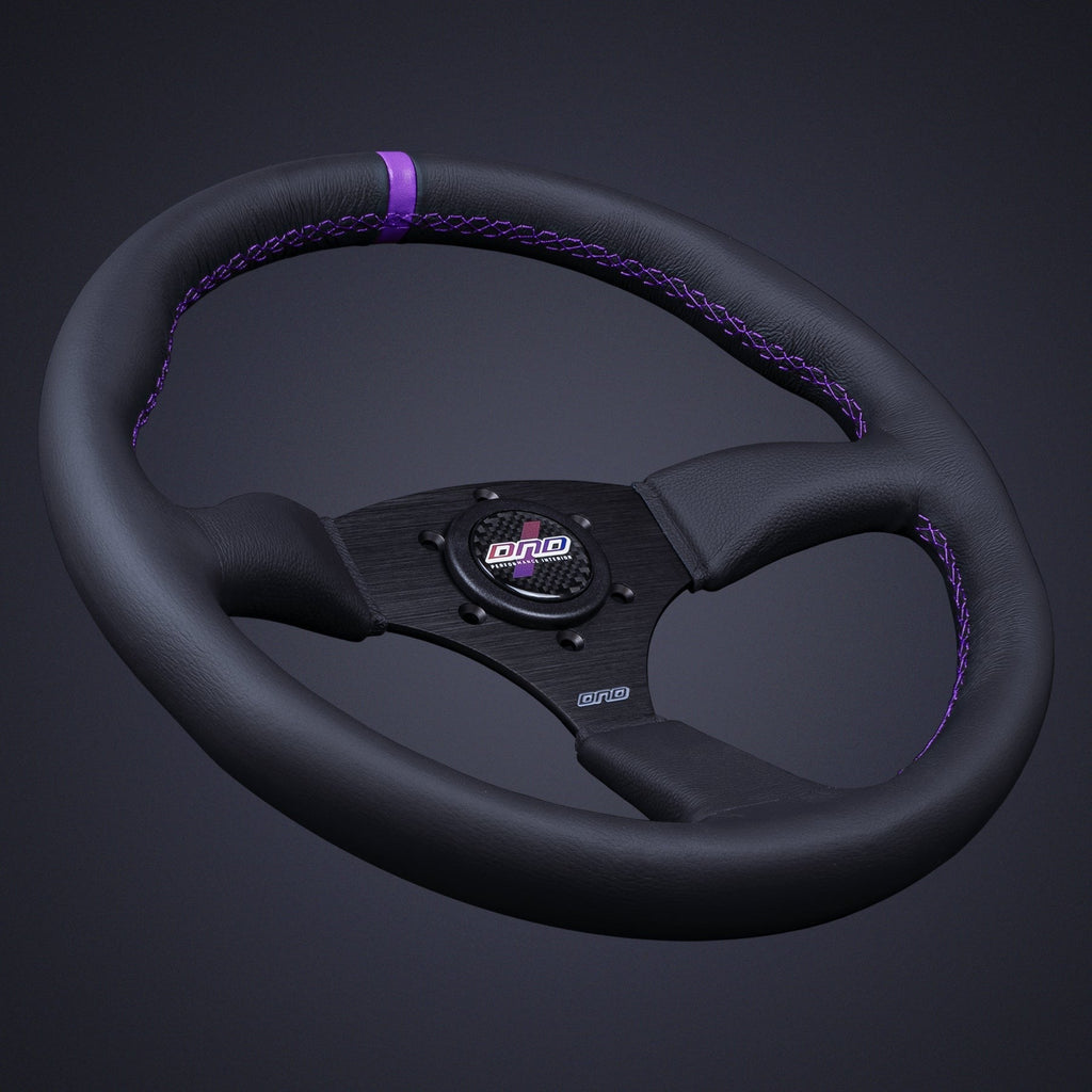 DND Leather Touring Steering Wheel (LTW-GR)