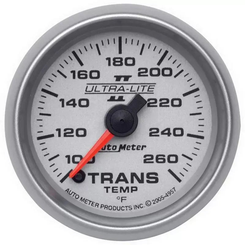 Autometer 2-1/16" 100-260 °F Transmission Temp Gauge ULTRA-LITE II | Universal (4957)