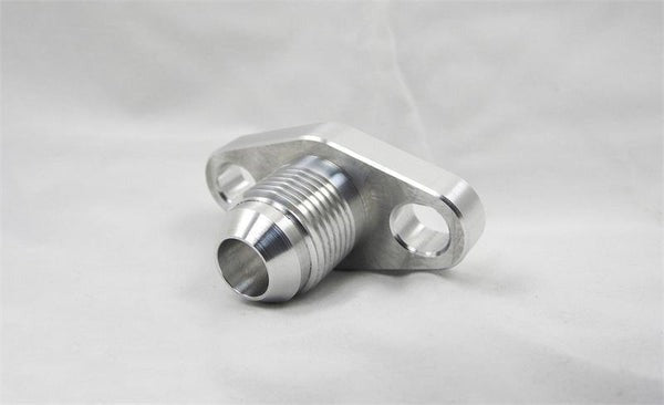 PRL Motorsport GT Turbo -8AN Ported Oil Drain Flange Slotted | PRL-AL-103-8AN