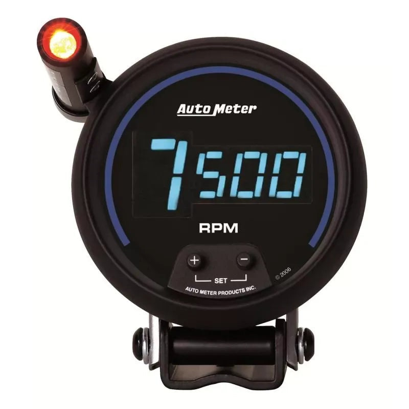 Autometer 3-3/4" 0-10000 RPM Digital Pedestal Tachometer Gauge Cobalt | Universal (6999)