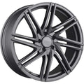 Drag Wheels DR70 Charcoal Gray 17x7.5 | 5x100/5x114.3 (DR701775054073GMF1)