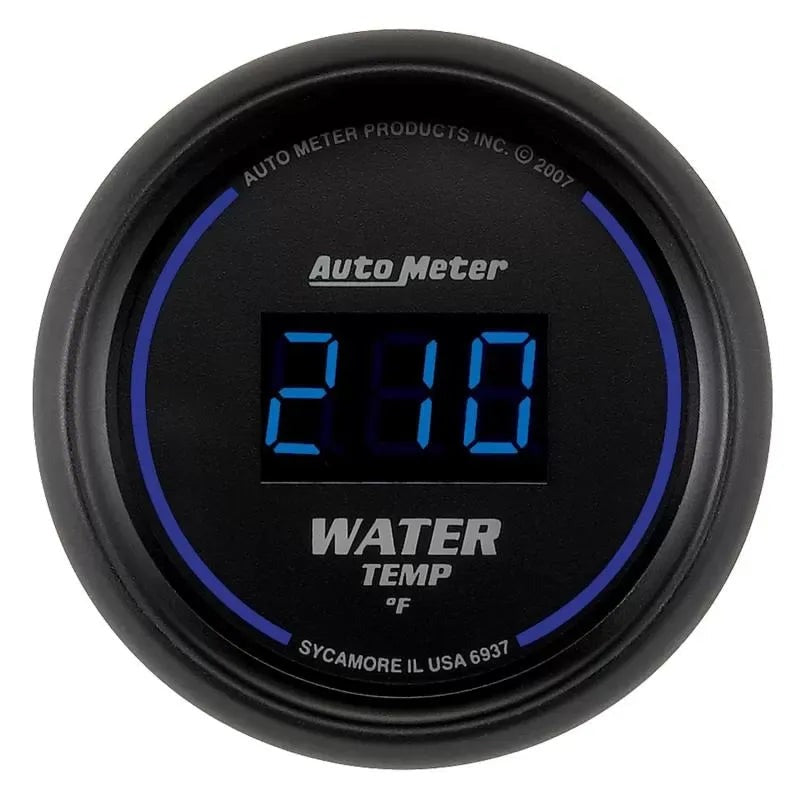Autometer 2-1/16" 0-340 °F Digital Water Temperature Gauge Cobalt | Universal (6937)