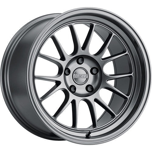 Kansei Wheels Corsa Gloss Gunmetal Gray 18x10.5 | 5x114.3 (K13G-181512+12)