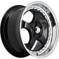 Konig SSM Gloss Black w/ Machined Lip 18x9 | 5x100 (SS89510425)