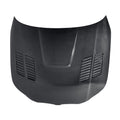 Seibon GTR-Style Carbon Fiber Hood | 2004-2010 BMW 5 Series 4 dr E60 (HD0407BMWE60-GTR)