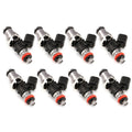Injector Dynamics 1340cc Injectors-48mm Length - 14mm Grey Top - 15mm Orange Low O-Ring Set of 8 (1300.48.14.15.8)
