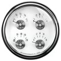 Autometer 5" 100 PSI/100-250 °F/8-18V/240-33 Ω Quad Gauge Prestige Pearl | Universal (2019)