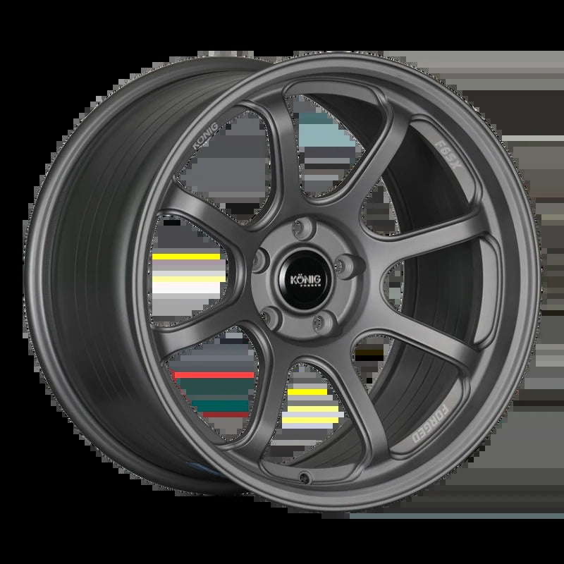 Konig F6SX Satin Gray 18x8.5 | 5x114.3 (F6SX8851435G)
