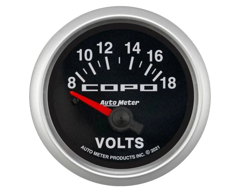 Autometer 2-1/16" 18V Electric Voltmeter Gauge COPO | Universal (880874)