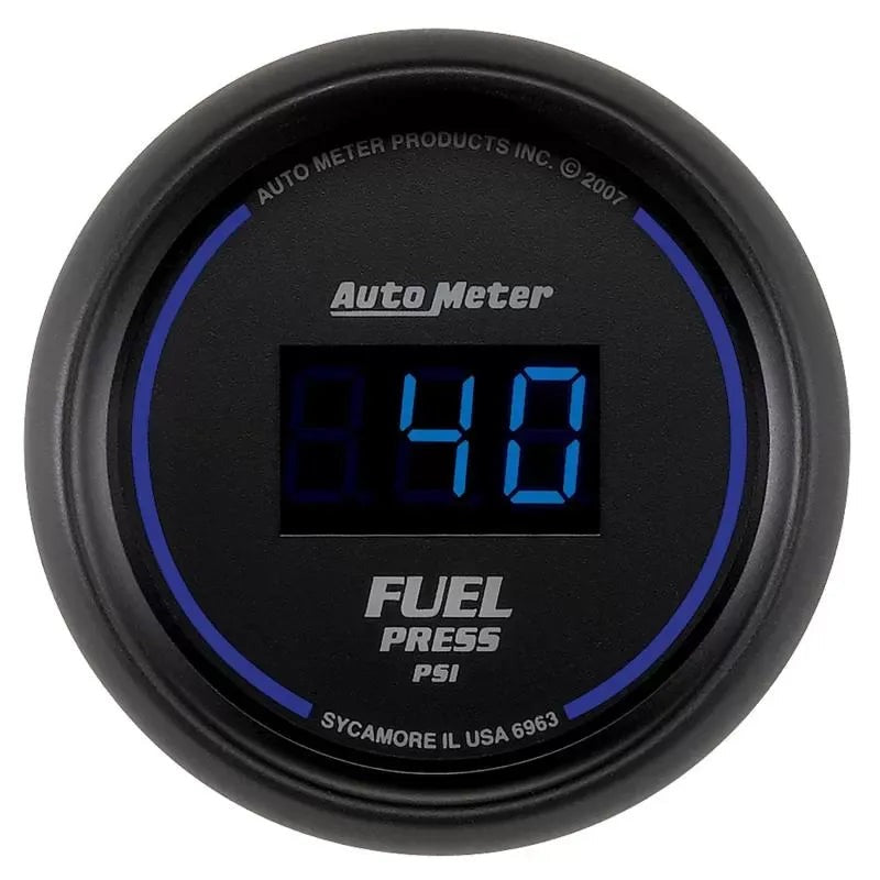 Autometer 2-1/16" 0-100 PSI Digital Fuel Pressure Gauge Cobalt | Universal (6963)