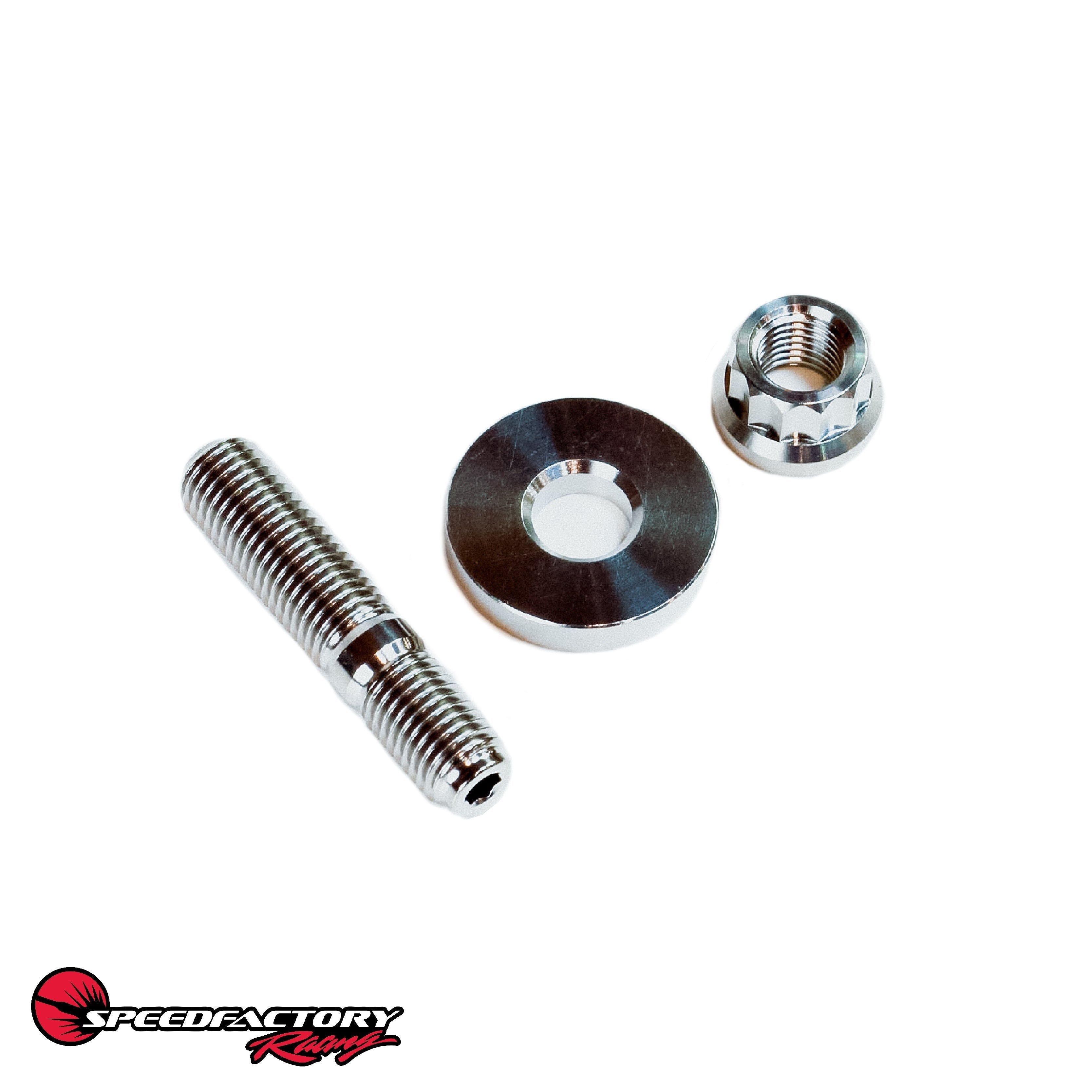 SpeedFactory Racing Titanium Cam Gear Stud Kit | 1990-2001 Acura Integra, 2000-2001 Acura Integra Type-R, and 1992-2001 Honda Prelude (SF-02-075-M10-A-KIT)