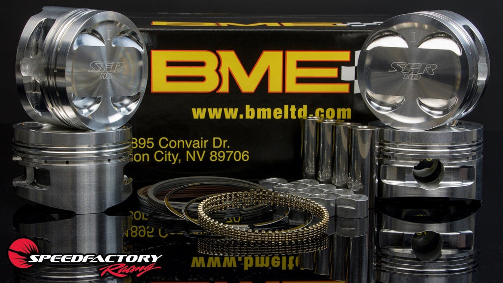 SpeedFactory Racing/BME Honda B-Series Outlaw Pistons | 1994-2001 Acura Integra, 1999-2000 Honda Civic Si, and 1997-2000 Honda Civic Type-R (SF-BME-218400)