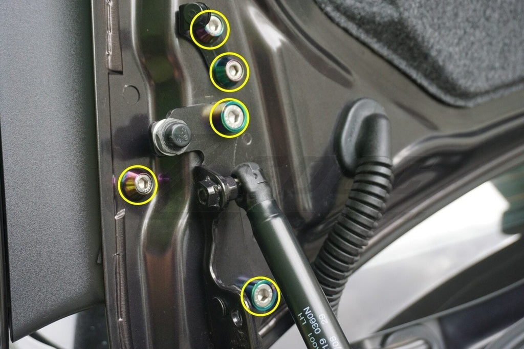 ZSPEC Trunk-Area Stainless/Billet Fastener Kit | 2008-2013 Mitsubishi Evo X (00843612199904)