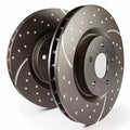 EBC Brakes Turbo Grooved Front Rotors | 2022-2026 Honda Civic Si (GD7774)