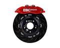 EBC Brakes Racing Red Apollo-6 Calipers 380mm Front Big Brake Kit | 2017-2021 Honda Civic Type-R (BBK037RED-1)