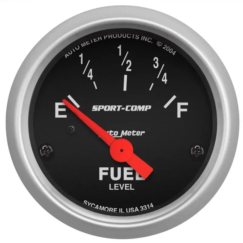 Autometer 2-1/16" 0-90 Ω SSE Fuel Level Gauge SPORT-COMP | Universal (3314)