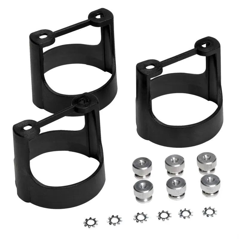 Autometer 2-5/8" 2 5/8" Gauge Bracket Kit Black Composite | Universal (3245)