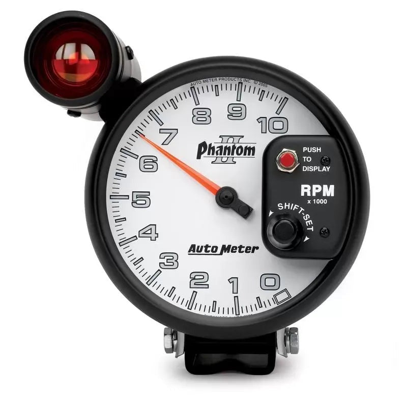 Autometer 5" 0-10000 RPM Tachometer Gauge Phantom II | Universal (7599)