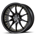 AodHan Wheels DS07 Gloss Black w/ Gold Rivets 18x9.5 | 5x100 (DS71895510035GB)
