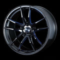 WedsSport RN-55M Gloss Black with Blue Milled Spoke Accents 18x8 | 5x114.3 (72949)