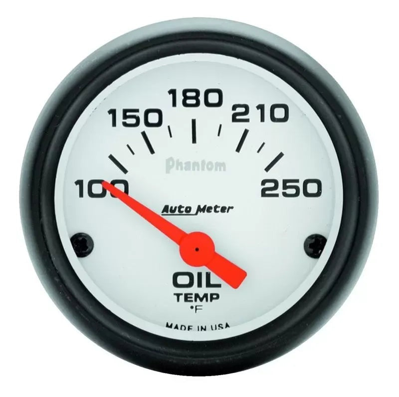 Autometer 2-1/16" 100-250 °F Oil Temperature Gauge Phantom | Universal (5747)