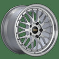 BBS Wheels LM Diamond Silver w/ Diamond Cut Machined Lip 18x10 | 5x130 (LM286DSPK)