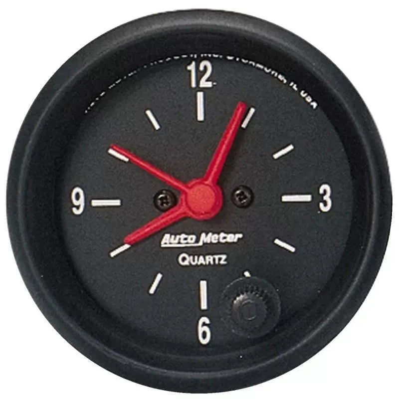 Autometer 2-1/16" 12-Hour Clock Gauge Z-SERIES | Universal (2632)
