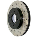 Stoptech Drilled and Slotted Front Brake Rotors | 2022+ Honda Civic Si(127.40096L/R)