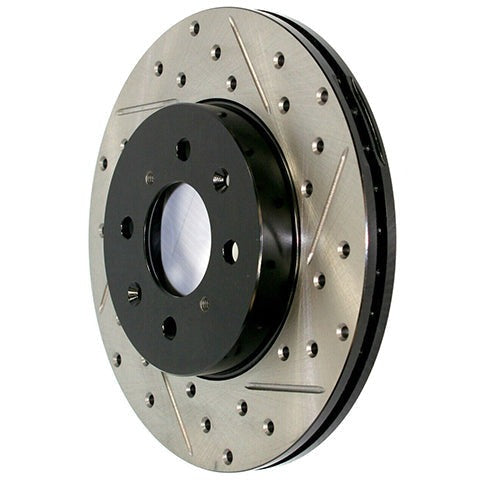 Stoptech Drilled and Slotted Front Brake Rotors | 2022+ Honda Civic Si(127.40096L/R)