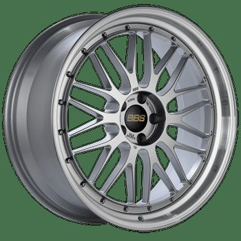 BBS Wheels LM Diamond Silver w/ Diamond Cut Machined Lip 21x10 | 5x112 (LM410DSPK)