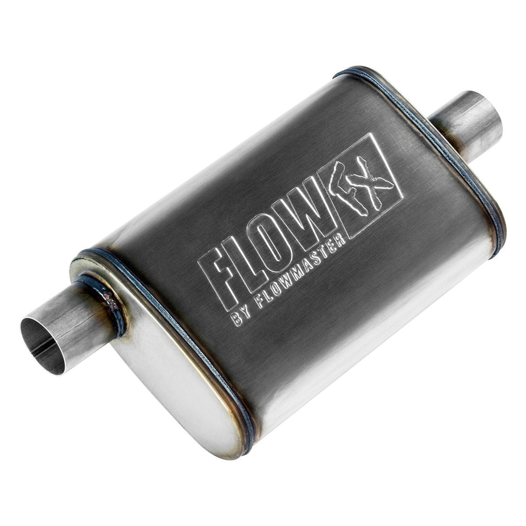 Flowmaster FlowFX Muffler - 2.25" Offset Inlet / Center Outlet - 20x4x9" Size (71225)