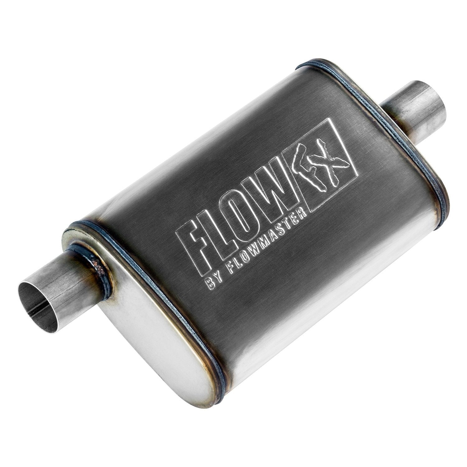 Flowmaster FlowFX Muffler - 2.25" Offset Inlet / Center Outlet - 20x4x9" Size (71225)