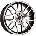 Drag Wheels DR34 Flat Black w/ Machined Spoke Faces 17x7.5 | 5x100/5x114.3 (DR341775054573BFM)
