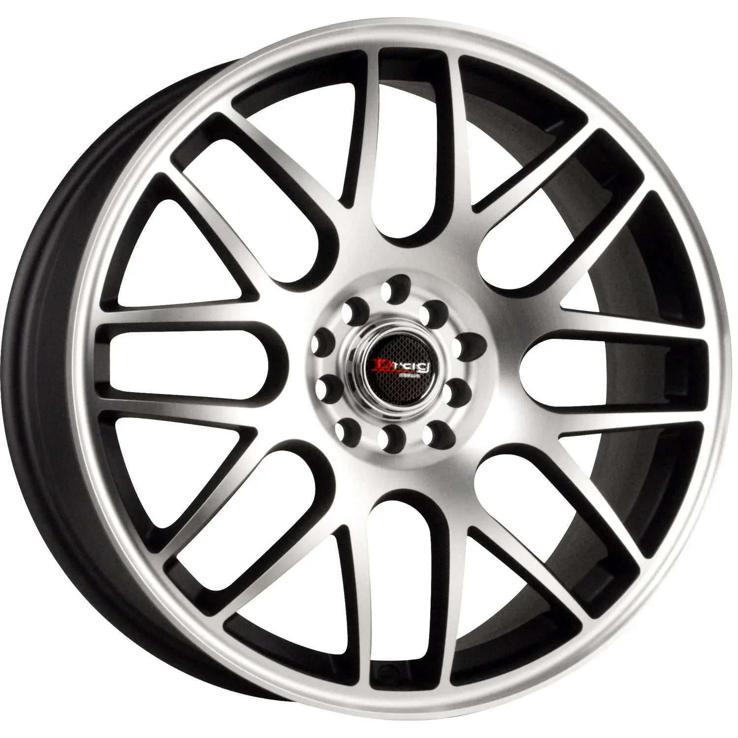 Drag Wheels DR34 Flat Black w/ Machined Spoke Faces 17x7.5 | 5x100/5x114.3 (DR341775054573BFM)