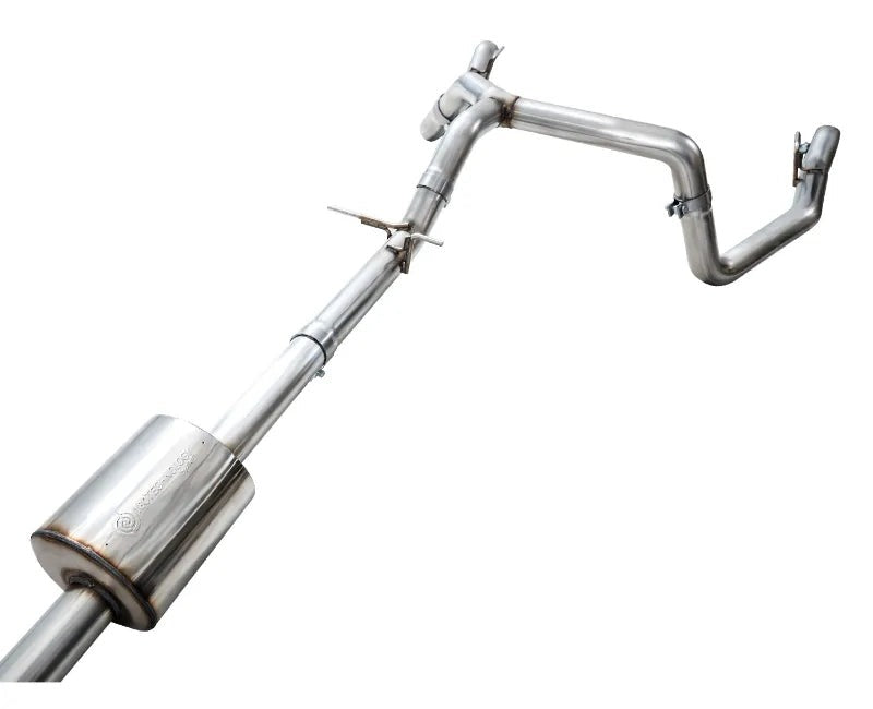 AWE 0FG Catback Split Rear Exit Exhaust for 4th Gen Silverado/Sierra 1500 5.3L (With Bumper Cutouts) - OE Tips (3015-31200)