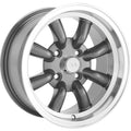 Konig Rewind Graphite w/ Machined Lip 15x7 | 4x100 (RW75100406)