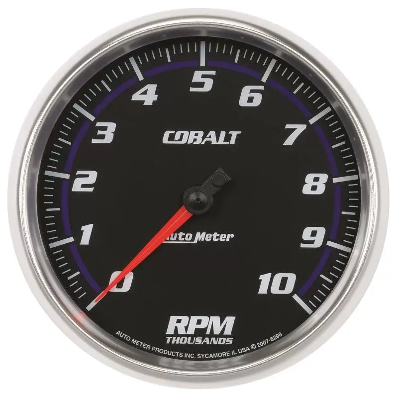 Autometer 5" 0-10000 RPM Tachometer Gauge Cobalt | Universal (6298)
