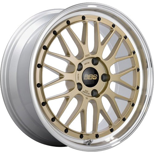 BBS Wheels LM Gold w/ Diamond Cut Machined Lip 18x10 | 5x114.3 (LM086GPK)
