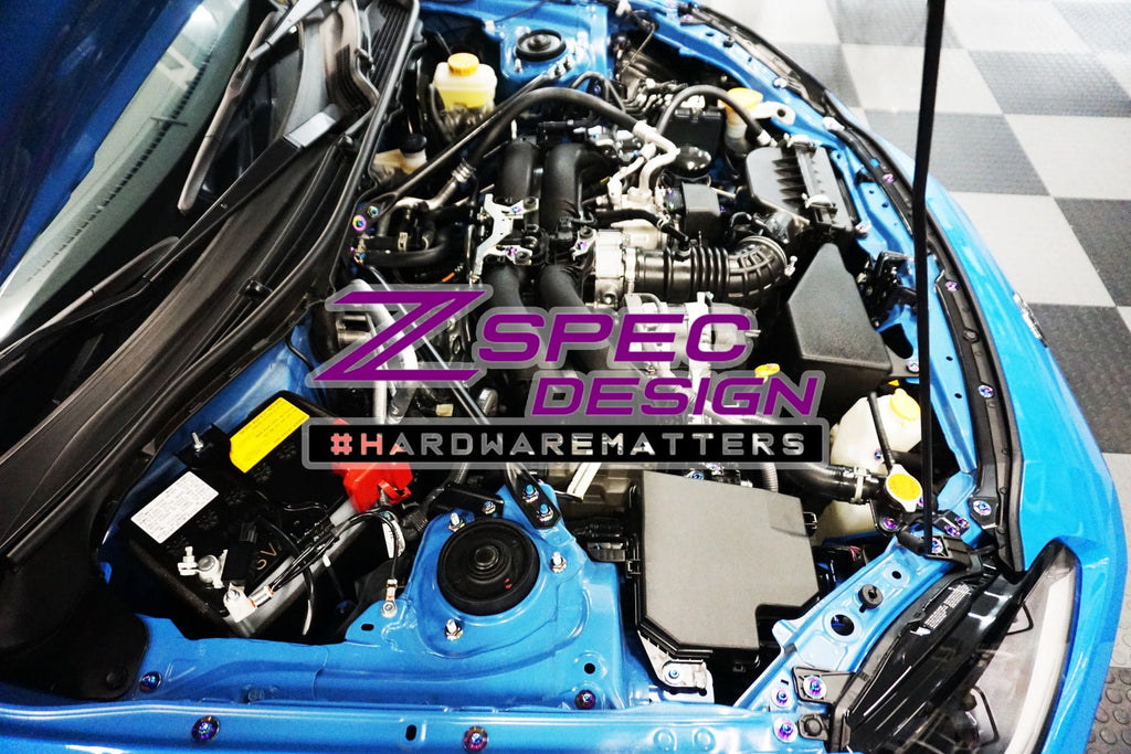 ZSPEC "Stage 2" Dress Up Bolts® Titanium Fastener Kit | 2022+ Toyota GR86/Subaru BRZ (00843612124289)